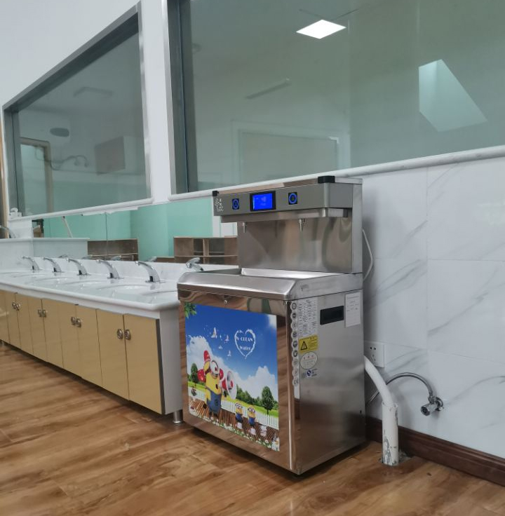 為安全健康飲水重重把關(guān)，國林幼兒園飲水臺做好每一道防護(hù)